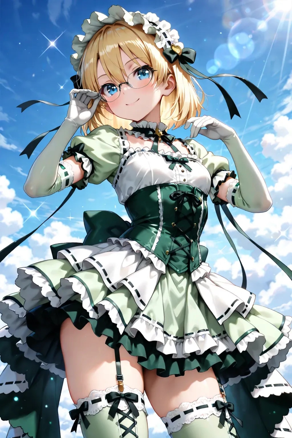 眼鏡っ娘の決めポーズ👓️✨️