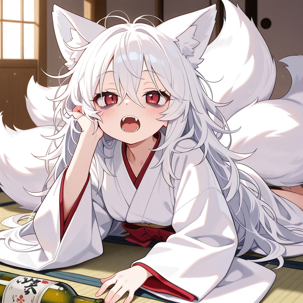 二日酔いでお目覚めの御神体様