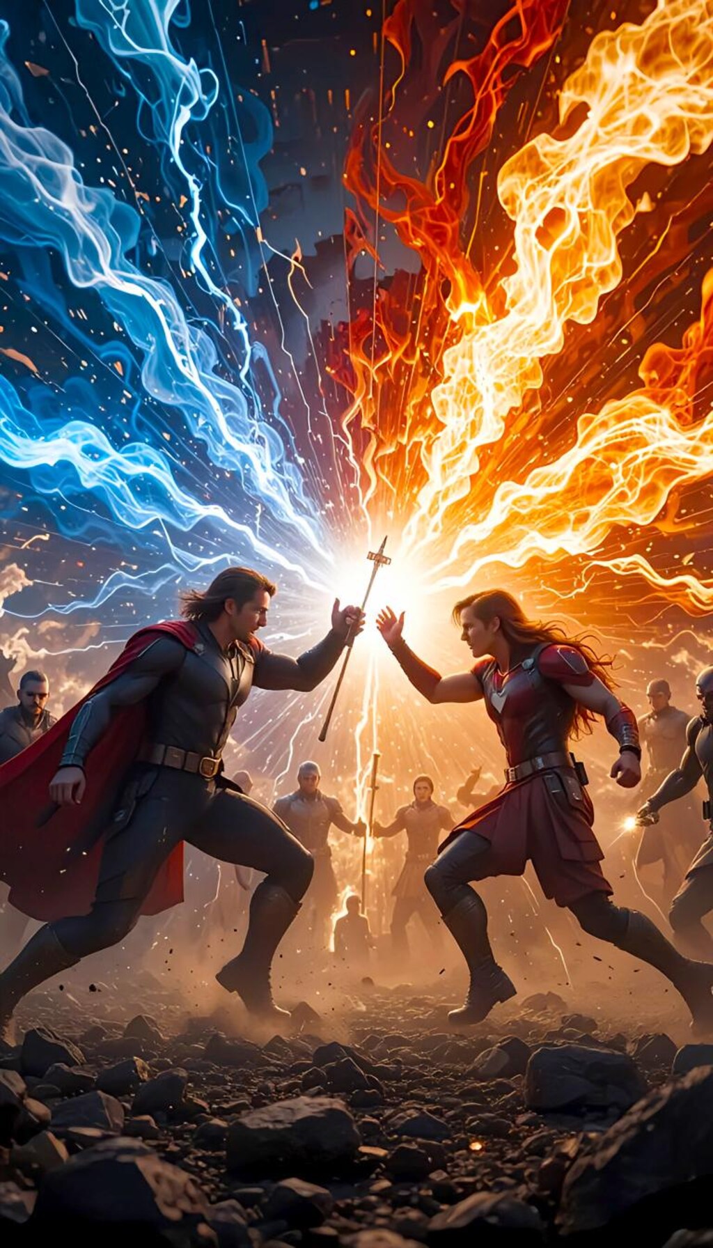 勝者！ヒーロー！敗者！悪