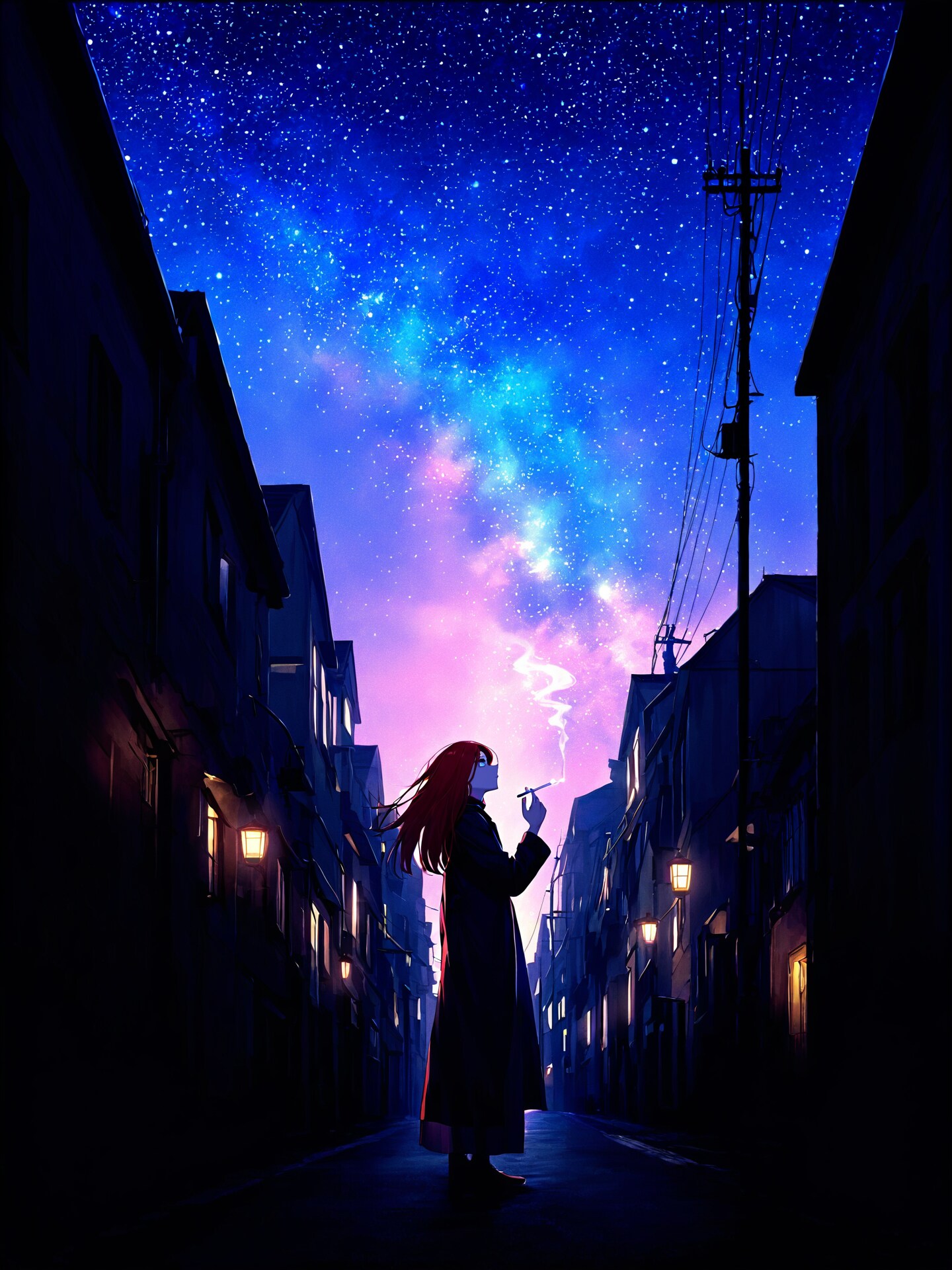 夜明けの一服
