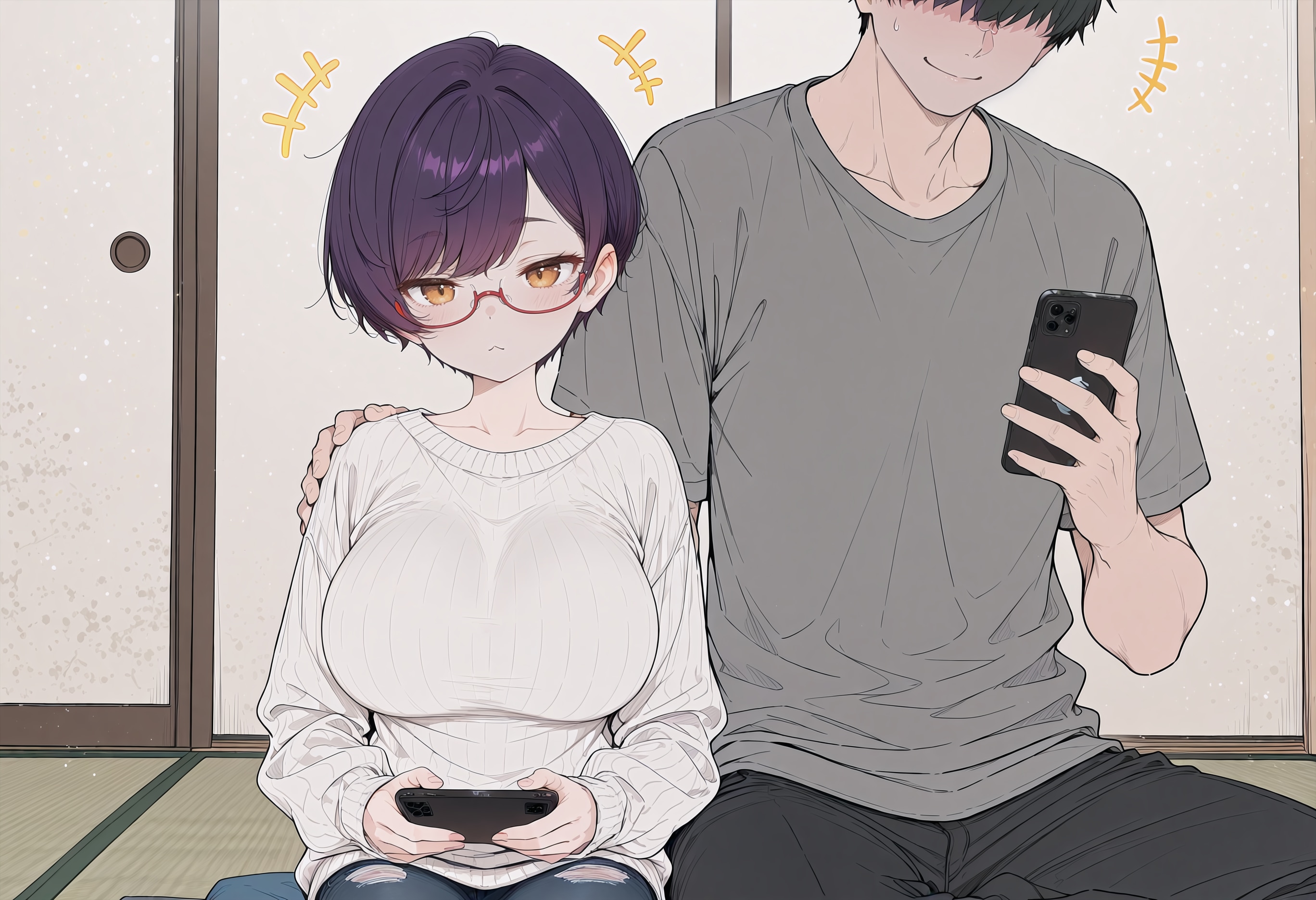 幼馴染宅での三が日