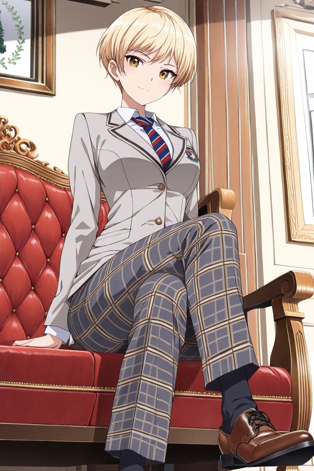 パンツスタイルの制服