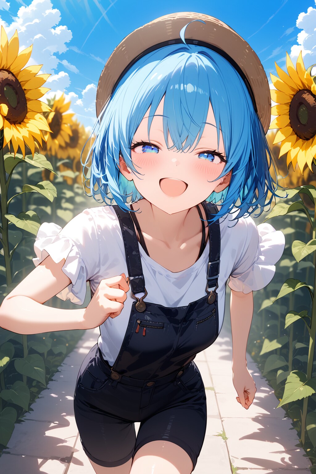 ひまわり畑でつかまえて