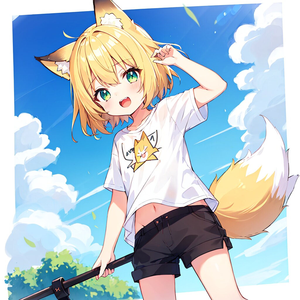夏のきつね