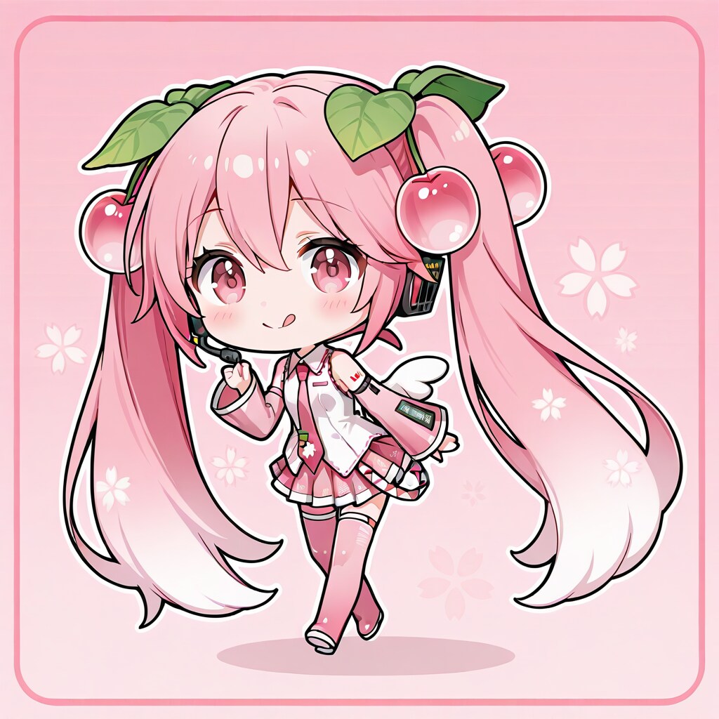 QILIN🍒ちび桜ミク | の人気AIイラスト・グラビア