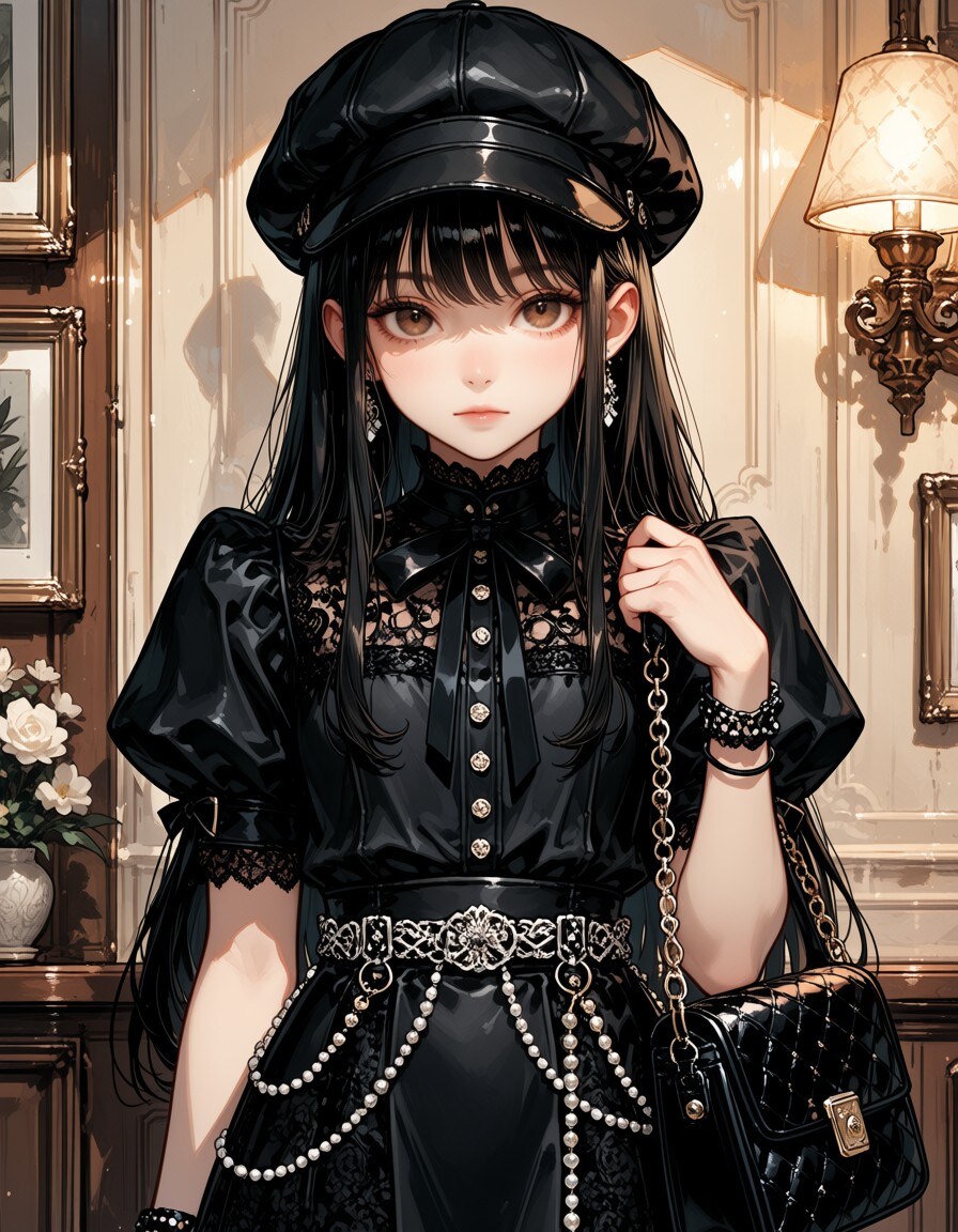 黒コーデ