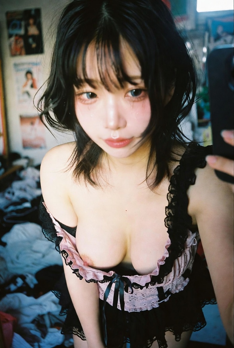 うっかり室内セルフィー