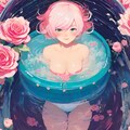 [12枚] 少女の様な薔薇（花と少女・一般向けの３） 12枚目