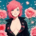 [12枚] 少女の様な薔薇（花と少女・一般向けの３） 9枚目