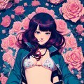 [12枚] 少女の様な薔薇（花と少女・一般向けの３） 5枚目