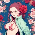 [12枚] 少女の様な薔薇（花と少女・一般向けの３） 8枚目