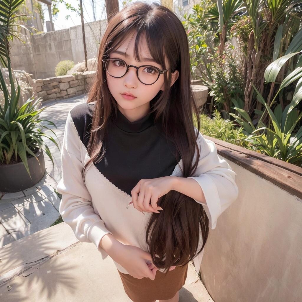 眼鏡のお姉さん