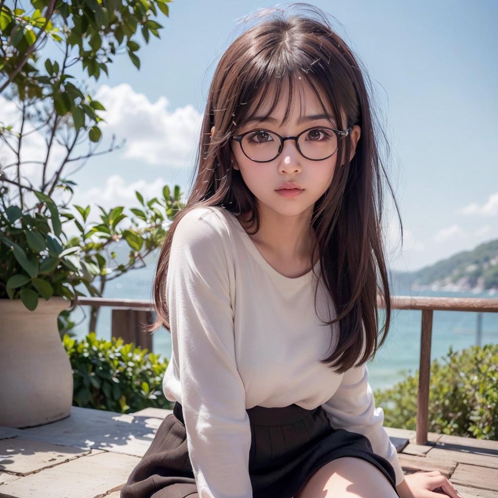 眼鏡のお姉さん