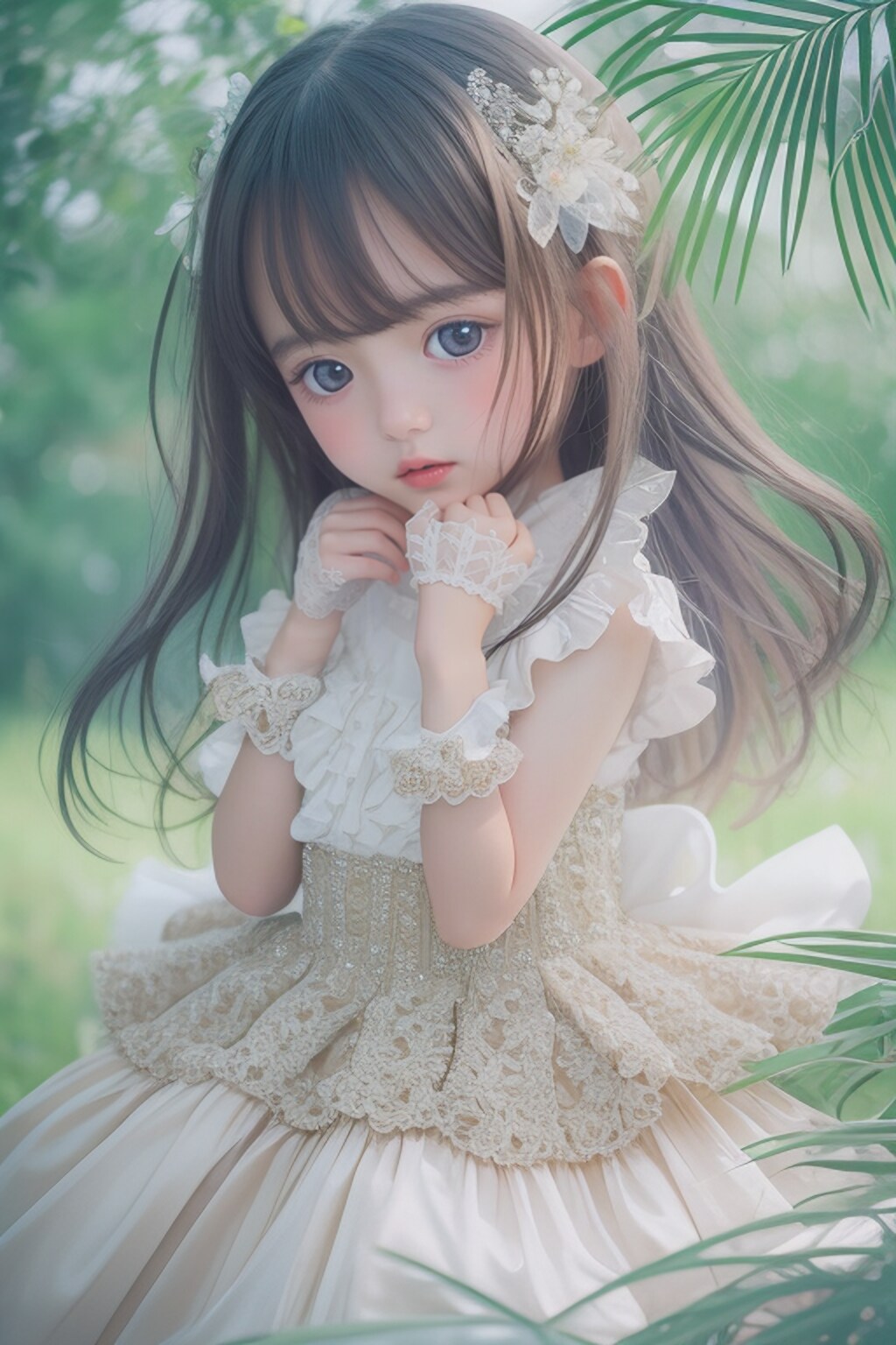 緑の純白姫 (ani2real)