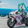 初音ミクとバイクと飛行機 3枚目