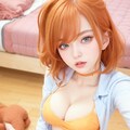 下着で着替え時に自撮りする高坂穂乃果AIコスプレイヤー💕 2枚目