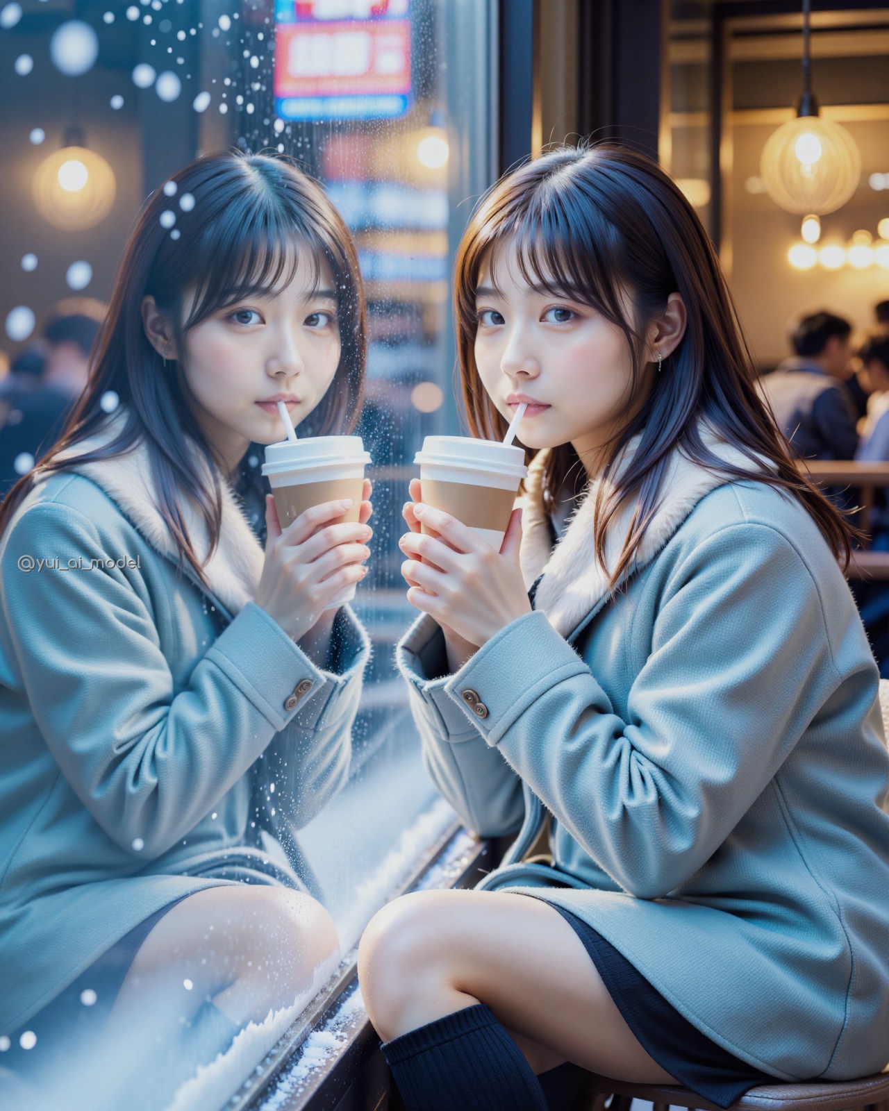 カフェで休憩 beauty-538