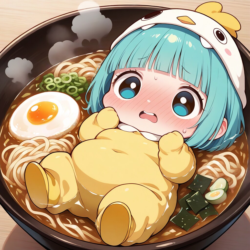 ハイ、めぐちゃんラーメンお待ち‼️