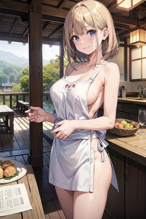 古民家レストランでウェイトレスをしています。
