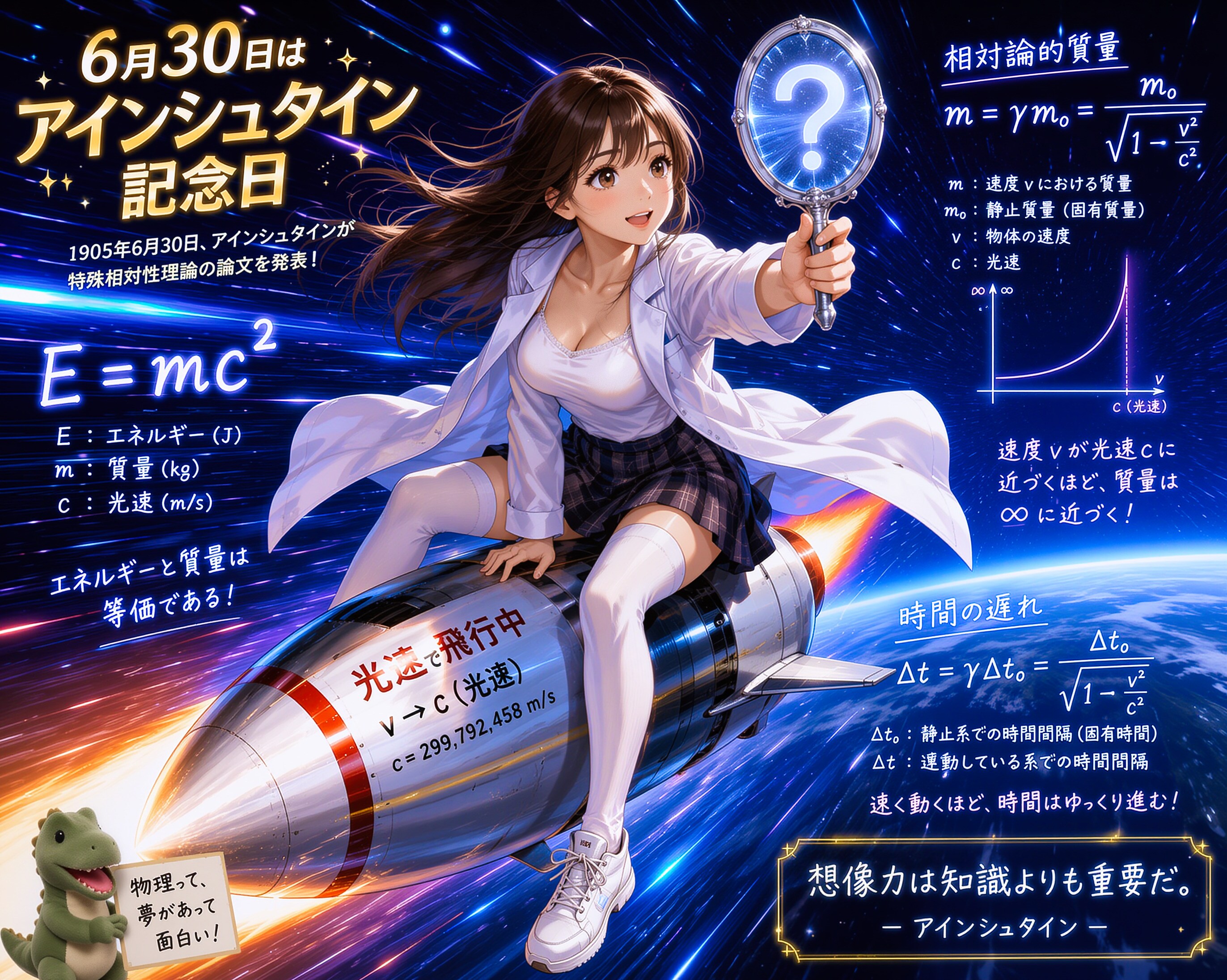 今日の１枚(6月30日)アインシュタイン記念日
