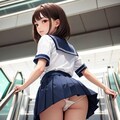 駅でパンチラ 4枚目