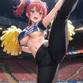 チアガールの練習④ 5枚目