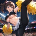 チアガールの練習④ 10枚目