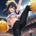 チアガールの練習④ 8枚目