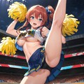 チアガールの練習④ 2枚目
