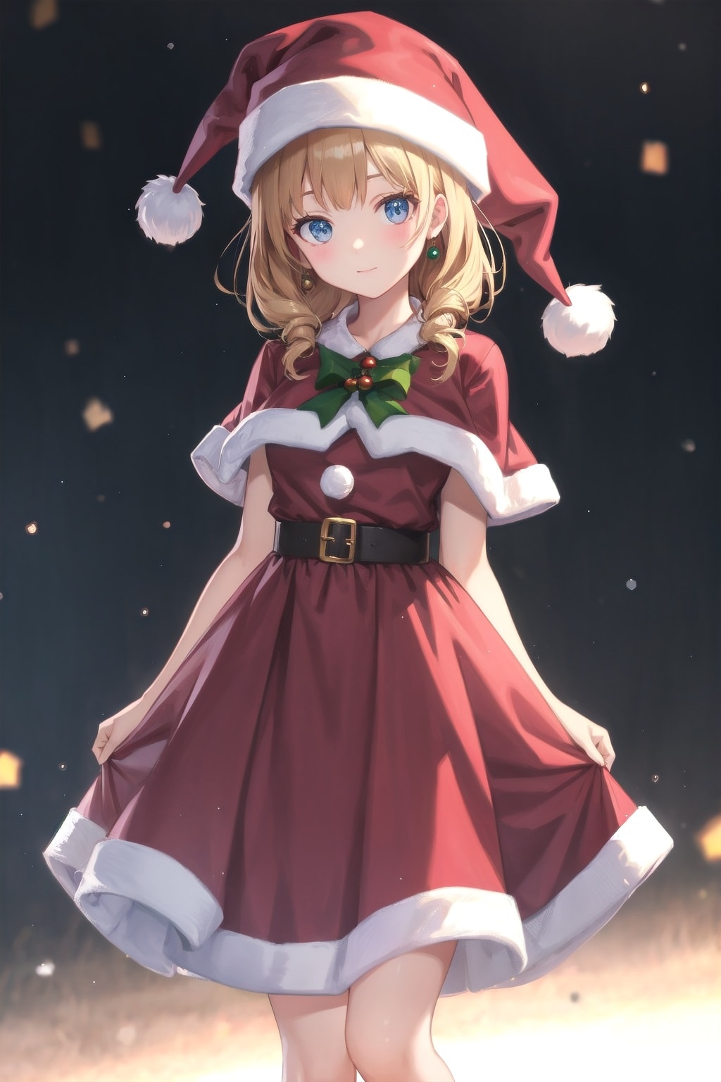 サンタコスの美少女