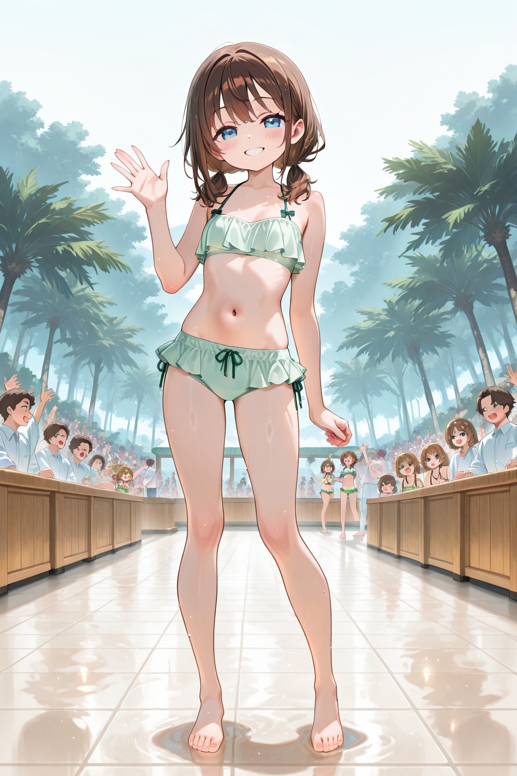 水着少女