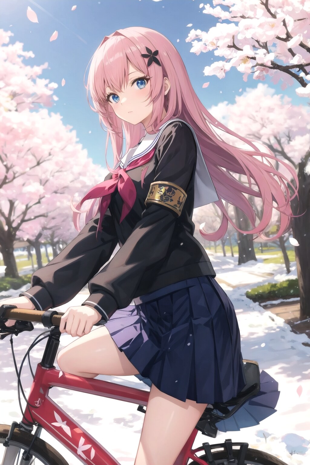ルカ姉自転車通学