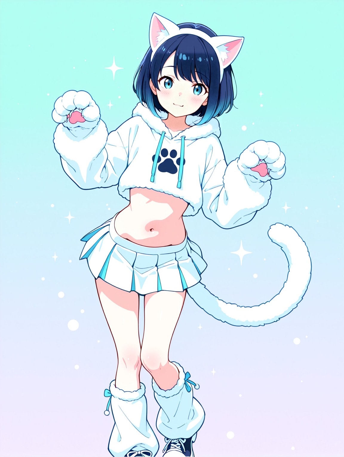 明日も頑張るにゃー❤️ | の人気AIイラスト・グラビア