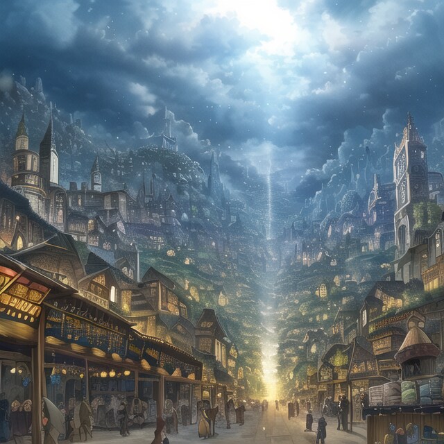 異世界の町々