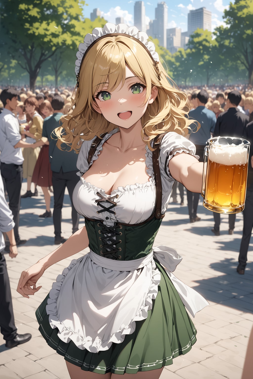 Eins zwei drei g'suffa Prost!（乾杯！）