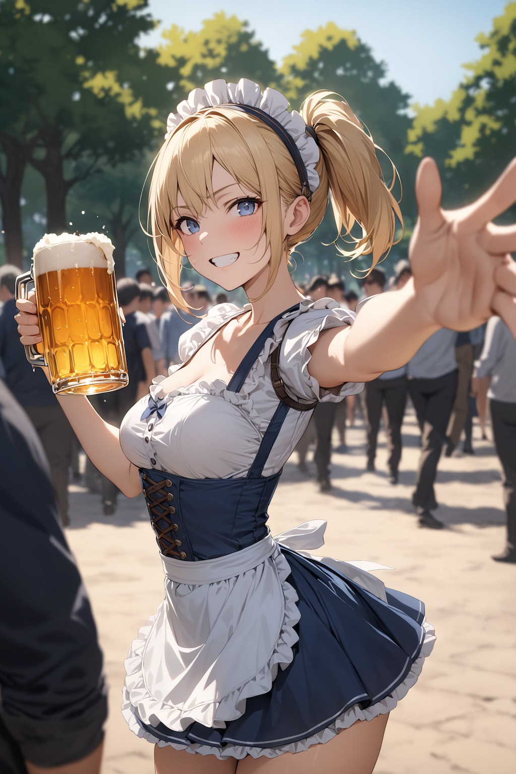 Eins zwei drei g'suffa Prost!（乾杯！）