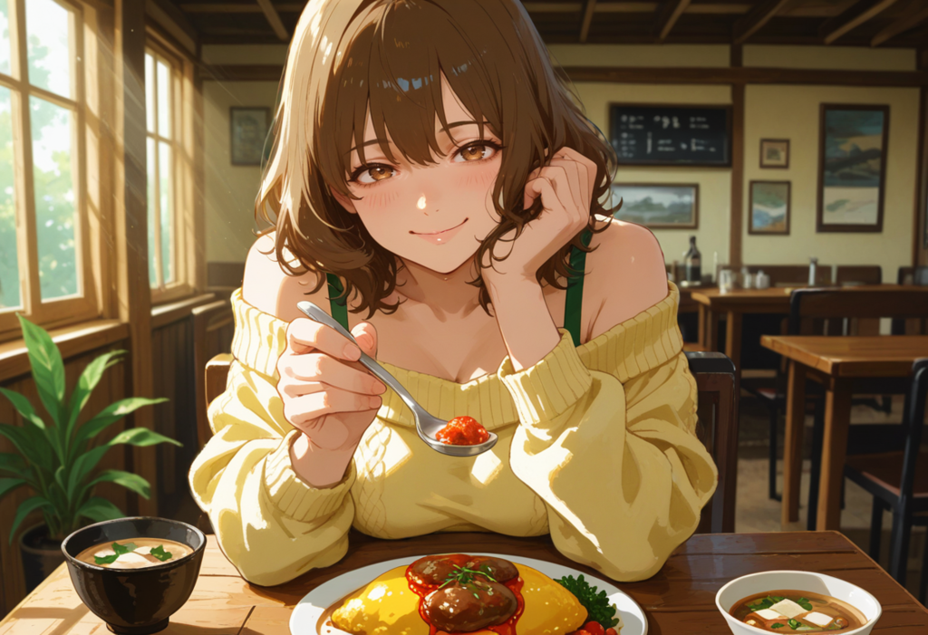 彼女とランチデート