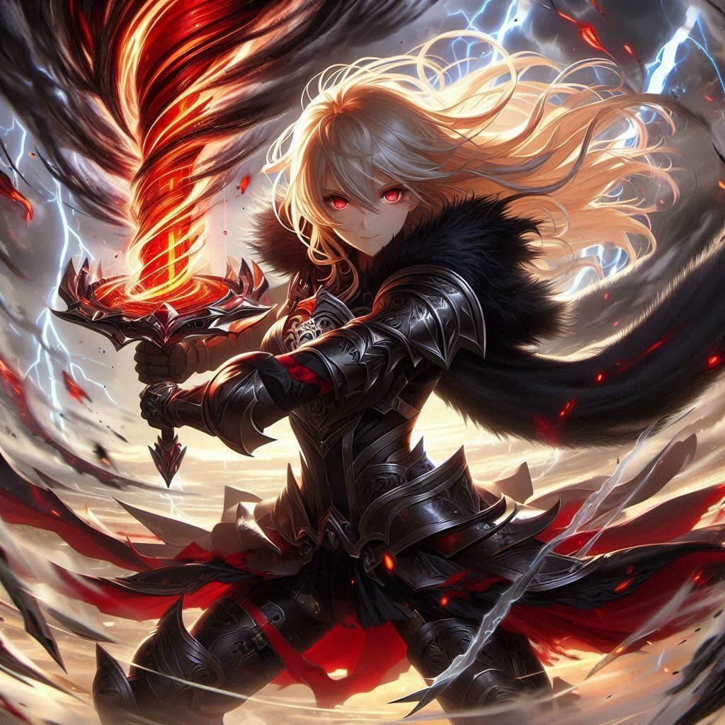 ブロンドの女騎士さん593