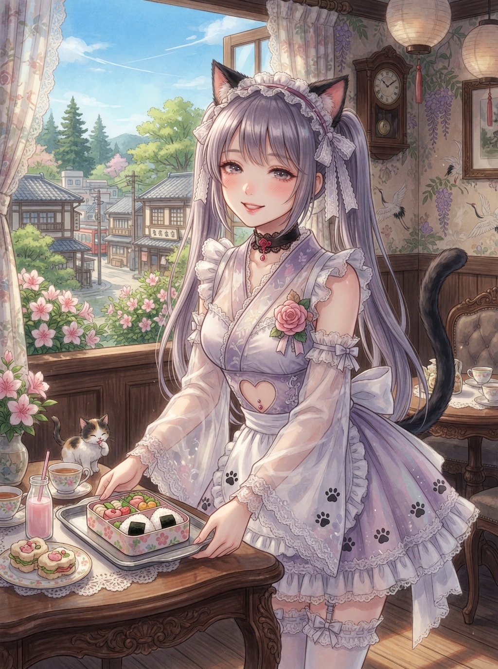 紫ツイにゃん