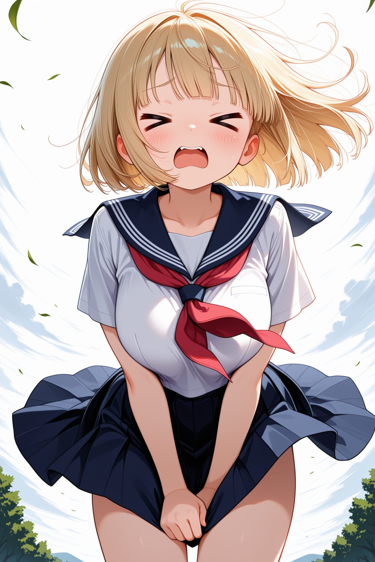 風強くなってきた
