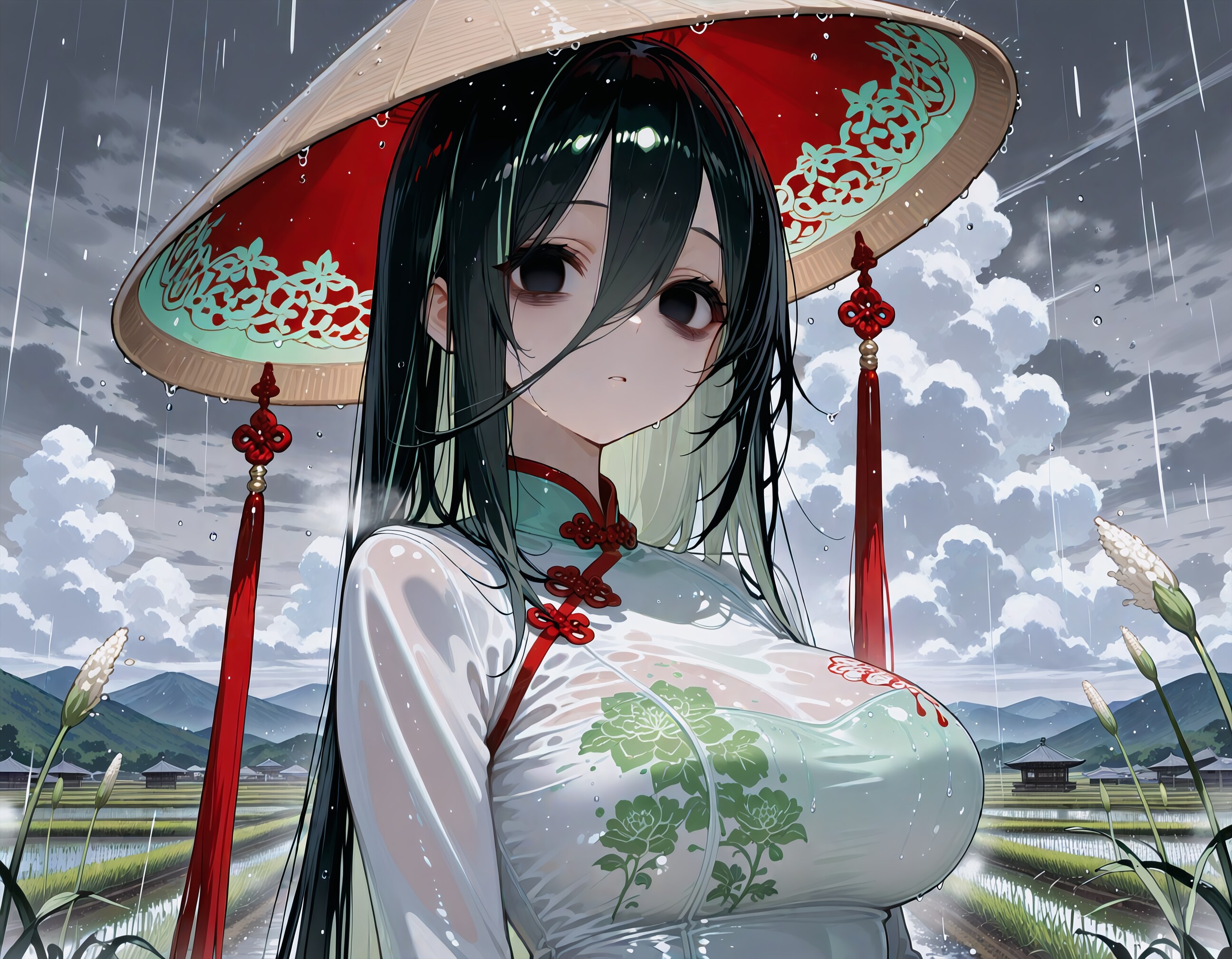 せんぱーい。土砂降りすけど ほんとにここで撮影するんすか