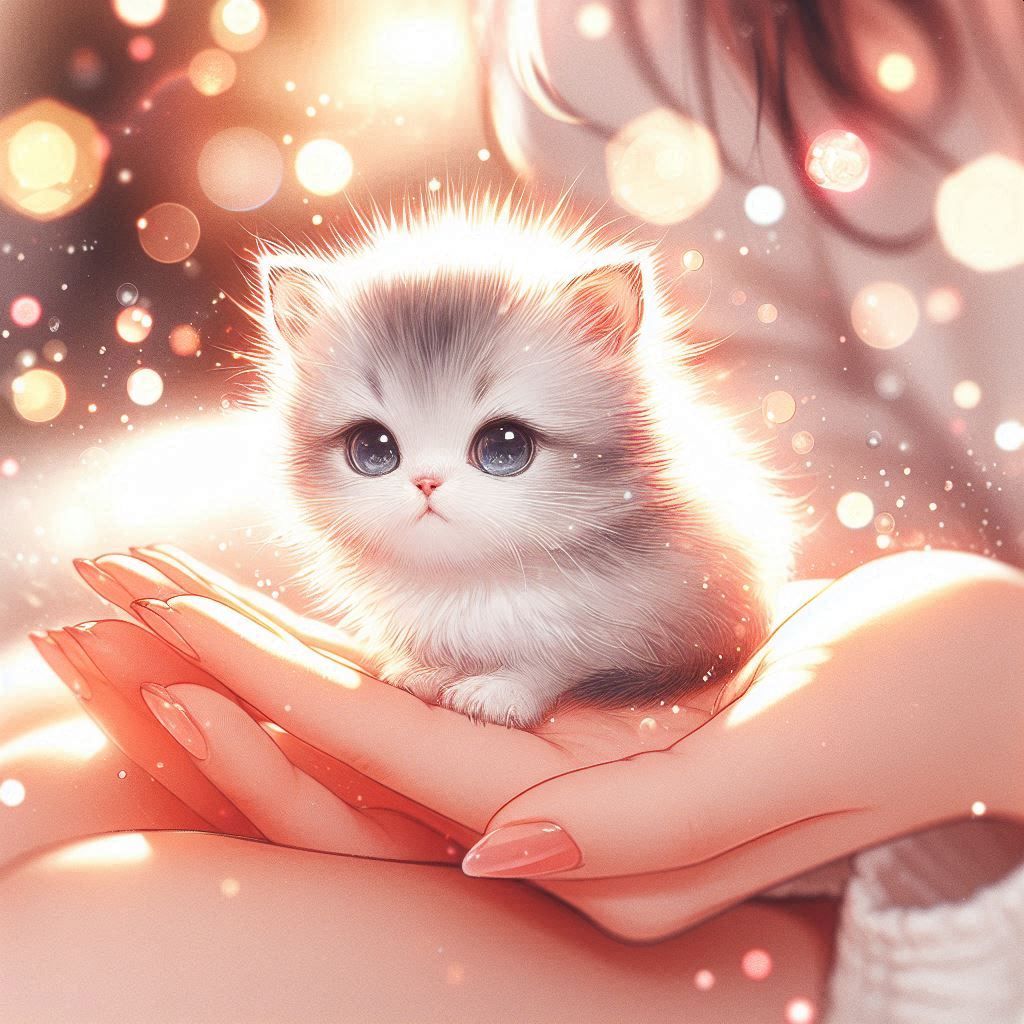 てのひら猫