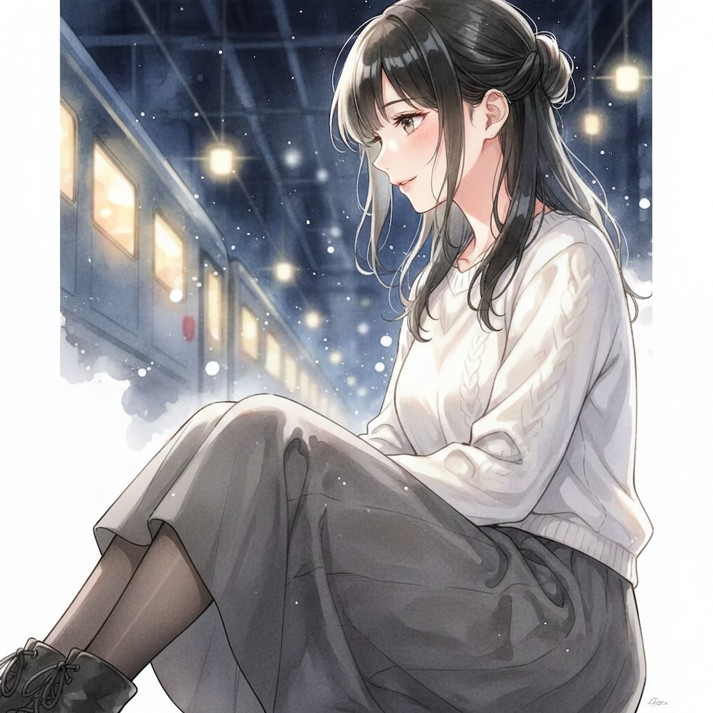 終電を見送って、少しだけ。