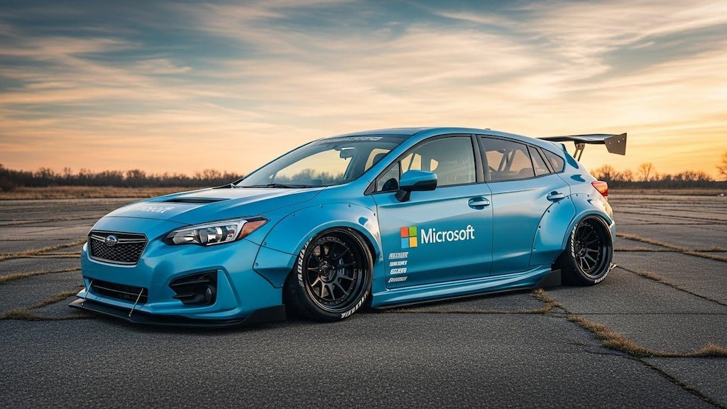 マイクロソフトインプレッサのドリ車