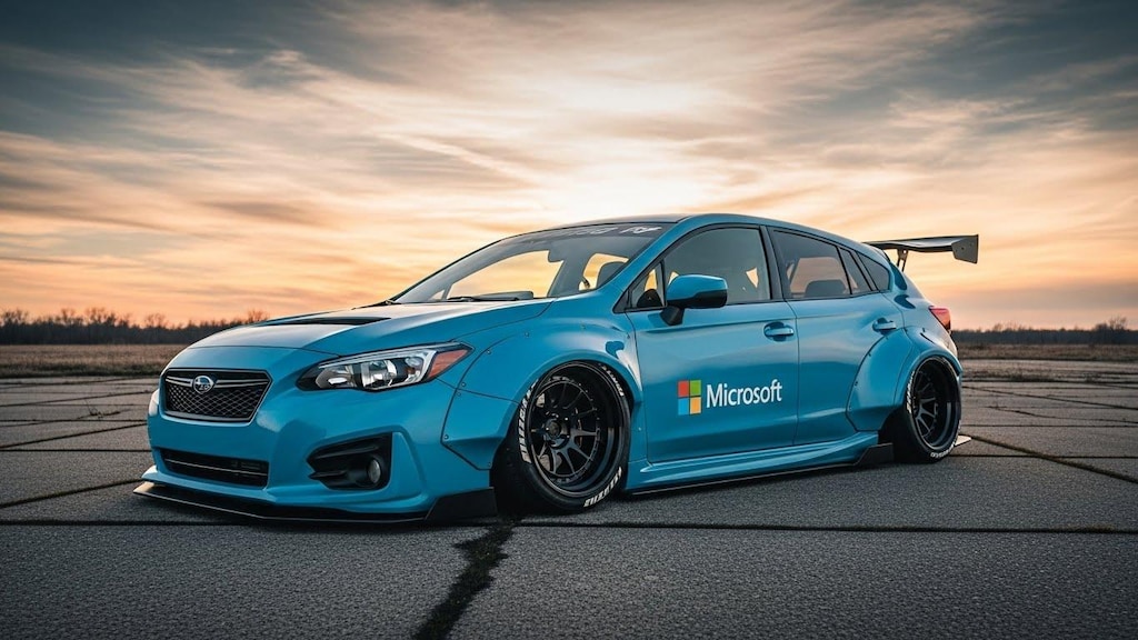 マイクロソフトインプレッサのドリ車