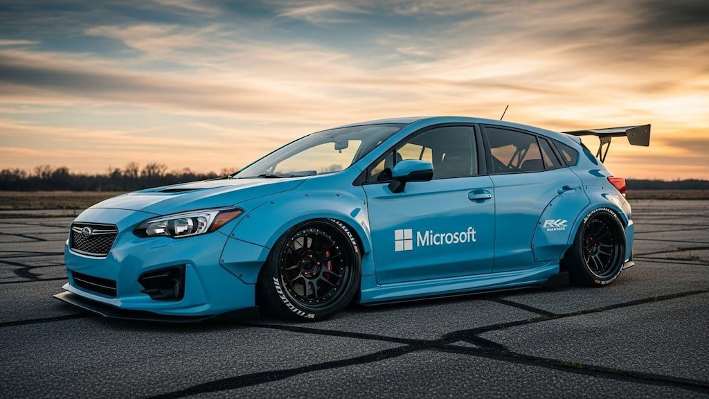 マイクロソフトインプレッサのドリ車