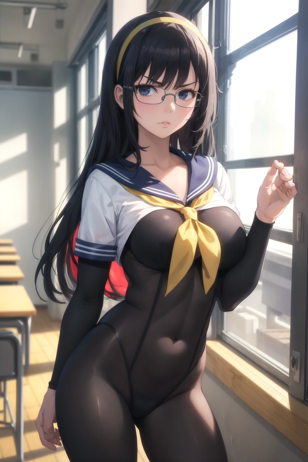 全身タイツな制服