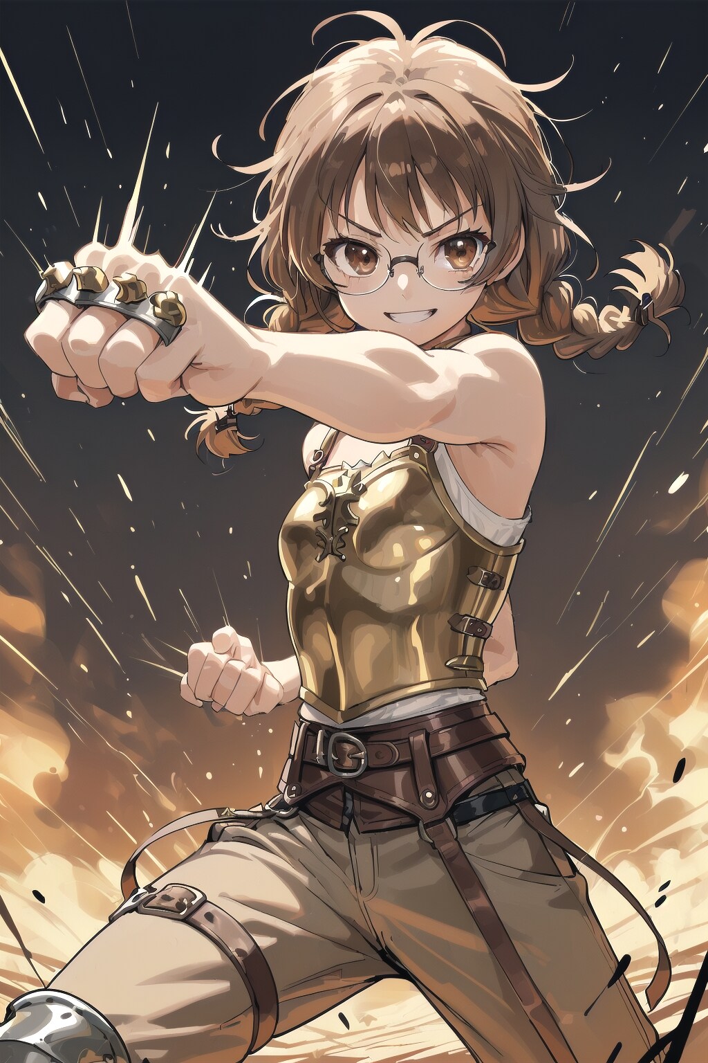 さきちゃんは拳ひとつで敵を刈り取りまくる