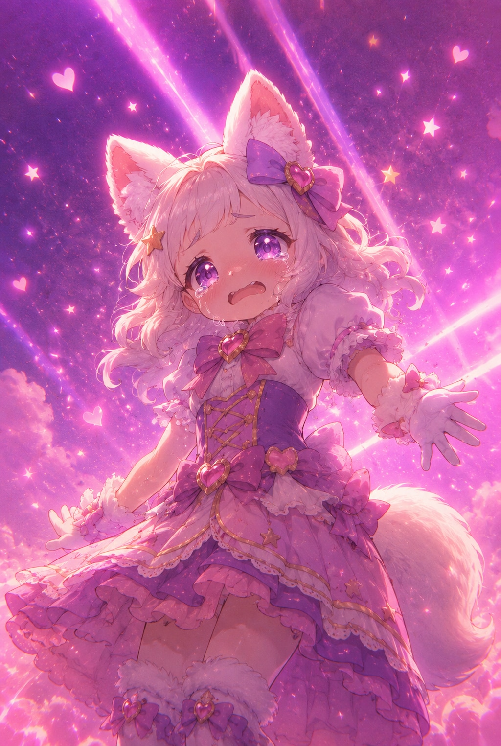 敵の謎空間に閉じ込められた魔法少女ちゃん