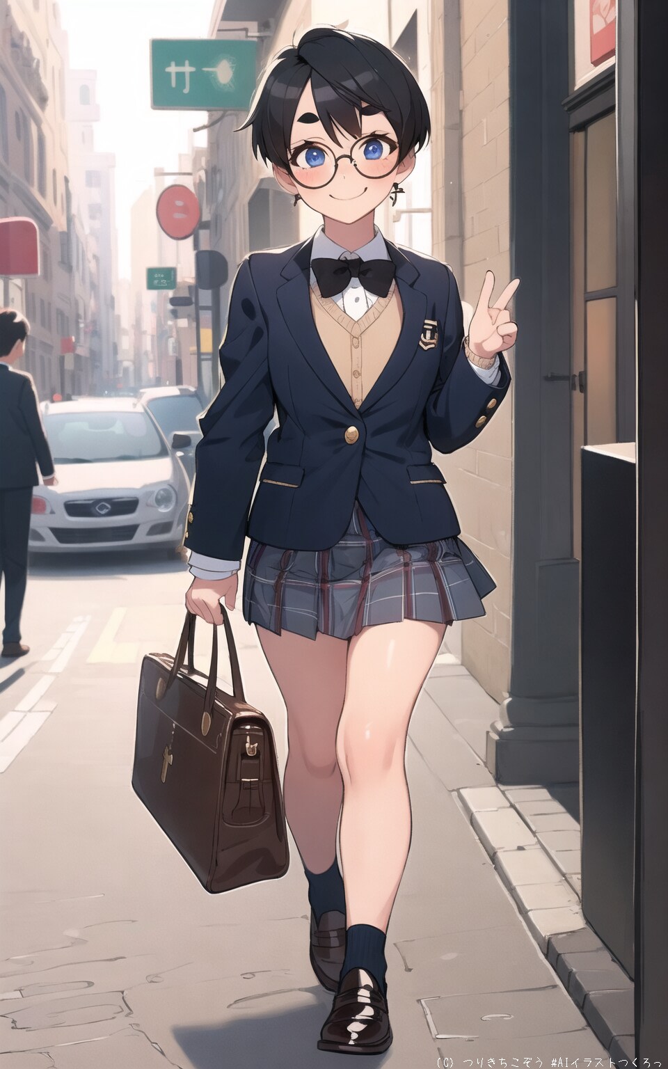 おっはよ〜、昨日のテレビみたー〜おとこの娘、シンジ